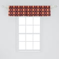 thumbnail image 2 of Ambesonne Geometric Window Valance, Autumn Scottish Argyle, 54" X 12", Multicolor, 2 of 3