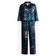 thumbnail image 3 of Joyspun Women's Satin Pajama Sleep Set, 2-Piece, Sizes S to 3X, 3 of 3