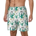 thumbnail image 2 of Balery Hello Summer Mens Swim Trunks Swim Shorts for Men Quick Dry Inseam Beach Shorts with Compression Liner Pocket-Large, 2 of 9