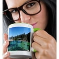 thumbnail image 2 of 3drose, Lake Tahoe Sand Harbor Beautiful View, 15oz Two-tone Green Mug, 2 of 6