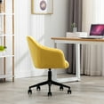 thumbnail image 4 of CAROCC Home Office chair with Middle back Modern Design velvet chair with arms, 4 of 9