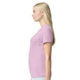 thumbnail image 3 of Gildan Heavy Cotton Women’s Crew T-Shirt, Semi Fitted, Short Sleeve Feminine Tee, Light Pink, 3XL, 3 of 5