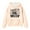 Beige, variant on CONFREE Hoodies for Teen Girls Long Sleeve Hooded Sweatshirt for Girls Trendy Big Sister Letter Prints Fashion Preppy Pullover Tops With Pocket