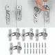 thumbnail image 3 of Pestillo de Seguridad Cerradura para Puerta Ángulo Recto, Plata, 3 of 5