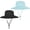 Black/Blue, variant on UPF 50+ Sun Hat for Men & Women - Breathable Wide Brim Fishing Hat for Summer UV Protection