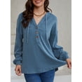 thumbnail image 3 of SIEANE Womens Loose Pullover Hoodies Long Sleeve Casual Sweatshirt, 3 of 4