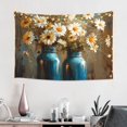 thumbnail image 2 of Gaeub Rustic Daisy Mason Jars Print Tapestry Wall Hanging(60x40 inches),Tapestry Home Decor,Wall Art for Living Room Bedroom Home Decor, 2 of 8