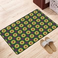 thumbnail image 2 of Retro Flower Decor Rugs Doormat, Non-Slip Machine Washable Carpets Floor Door Mat , 36" x 24", 2 of 7