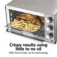 thumbnail image 4 of Hamilton Beach 4 Slice Sure-Crisp Air Fry Oven, 6 Cooking Options, Stainless Steel Exterior, Chrome Knobs, 4 of 8