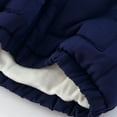 thumbnail image 6 of Girls Quilted Puffer Vests Lightweight Zip-Up Cotton Padded Vest Stand Collar Winter Warm Trendy Sleeveless Jackets Navy, 3 Years, 6 of 7