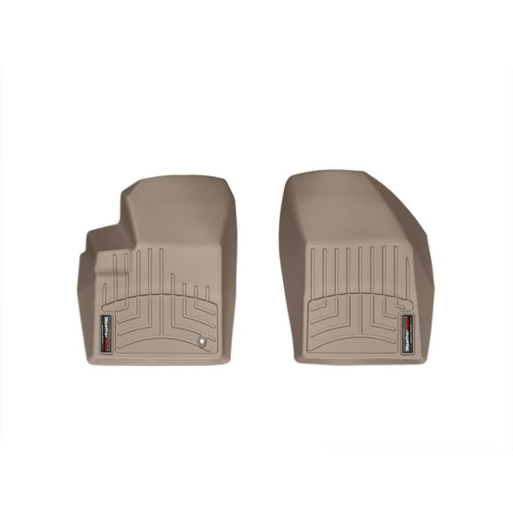 WeatherTech Custom Fit FloorLiners compatible with 2011-2011 Chrysler 200 - 1st Row (Driver & Passenger), Tan