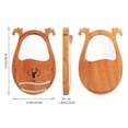 thumbnail image 3 of Arpa tipo lira Tseipoaoi, 16 cuerdas, caoba, con cuerdas adicionales y bolsa, 3 of 7
