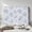 Blue White Toile Rose, variant on ZIATUBLES Elastic Headboard Slipcover, Soft Breathable Bed Head Cover Dustproof Protector Cover for Twin Size Bed Headboard Washable Home Furniture Decor Accessory, Zebra Print