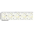 thumbnail image 3 of Ambesonne Christmas Fabric by the Yard Upholstery, Snowy Winter, 1 Yard, Grey Yellow White, 3 of 5