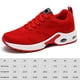 thumbnail image 2 of Zapatos deportivos para caminar para mujer plataforma con cordones zapatos de tenis cojín de aire para mujer, 2 of 7