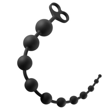 MATATA Silicone Anal Plug, 22inch Super Long Anal Beads with 11 Balls for Women Men