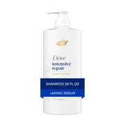 Dove Shampoo for Damaged Hair Intensive Repair with Bio-Protein Care Technology and Amino Serum, 28 fl oz