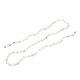 thumbnail image 1 of Cadena de gafas de sol con cuentas de concha de moda, cadena de gafas de sol decorativa para mujer, blanco, 75 cm, 1 of 5