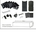 thumbnail image 5 of WhizMax Salon Trolley Rolling Cart Lockable W/ 6 Trays & 3 Heat Resistant Holders & Keys, 5 of 7