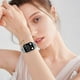thumbnail image 4 of For Garmin Forerunner 265 Band Butterfly Rhinestones Decor Silver Alloy Metal Watch Strap, 4 of 4
