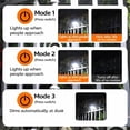 thumbnail image 5 of Solar Clip Light with Motion Sensor, Portable Waterproof LED Outdoor Light for Fence, Patio, Garage, and Garden Decoration, 5 of 7