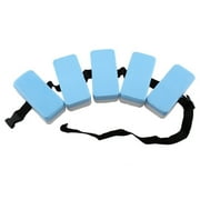 Swimming Train Water Swim Floating Belt Water Jogging Running Swim Waistband white&Blue