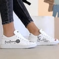 thumbnail image 4 of DOGO White Sneakers for Women - Handmade Women's Fashion Sneakers, Vegan Leather and Unique Design, Comfortable Shoes for Women, Ace Sneakers What's Up Doc? Bugs Bunny Design, Size 8.5, 4 of 5
