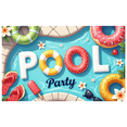 thumbnail image 2 of Colorful Inflatable Pool Party Banner Summer Fun Decorative Swimming for Outdoor Water Kids Celebration, 2 of 8