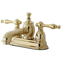Kingston Brass KS7002NL 4 in. Centerset Bathroom Faucet, Polished Brass