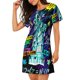 thumbnail image 2 of Disketp New York City para Camisón Corto de Manga Corta para Mujeres, Camisón Cómodo con Escote Redondo, Bonito y Confortable, 2 of 6