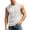 White, variant on Men Gym Muscle Tank Tops Sleeveless Crewneck Textured Active Shirts with Pocket Solid Color Running Workout Tees