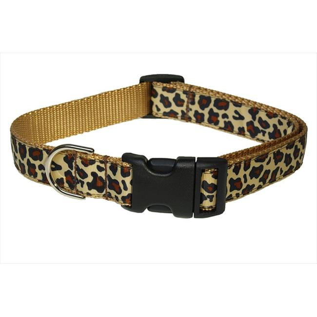 leopard dog collar