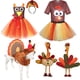 thumbnail image 2 of Disfraz de pavo de Acción de Gracias para niños, disfraz de pavo, tutú, diadema, ropa para mascotas, traje de actuación para fiesta de Halloween, 2 of 5