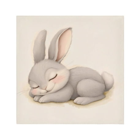 

Napkin Satin Napkin 20*20Inchx6 Kitchen Towel Dinner Plate Towel Decorative Towel Napkin Tea Towel Suitable For Kitchen Table Smiling Bunny
