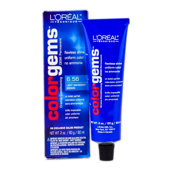 L'Oreal Technique Color Gems Creme Conditioning (Color : 6.56 Light Mahogany Brown)