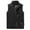 Black, variant on Mens Jackets Plus Size Solid Sleeveless Cardigan Outerwear Padded Coat