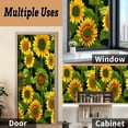 thumbnail image 5 of Self Adhesive Vinyl Refrigerator Wrap Set Sunflowers summer seamless Door Mural Removable Fridge Sticker Peel and Stick&nbsp;Full Door Cover Decal Kitchen Bar Decor, 5 of 6