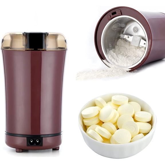 XIHAMA Electric Pill Crusher - 1 Piece, Multifunctional Medication, Vitamin, Fine Powder, Children's, Pets' - White