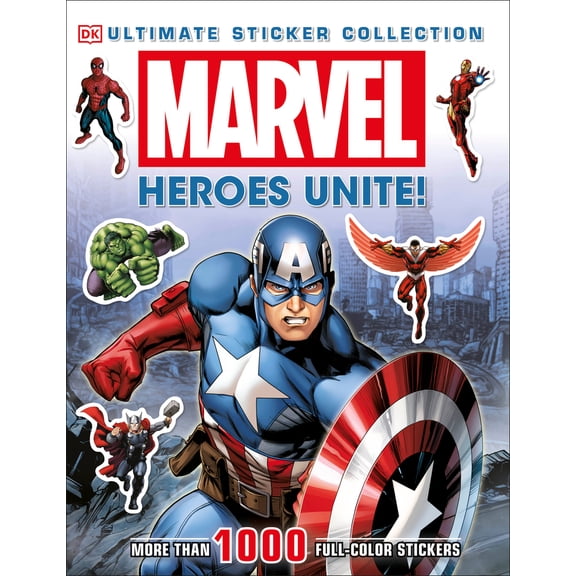 Pre-Owned Marvel: Heroes Unite!: More Than 1,000 Reusable Full-Color Stickers (Paperback) 1465416846 9781465416841