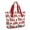 Red Christmas Car, variant on Tote Bag for Women - Red Christmas Car Pattern Shoulder Bag - Large Utility Work Duffle Bag with Zipper Handbag for Travel, Work, Sprots