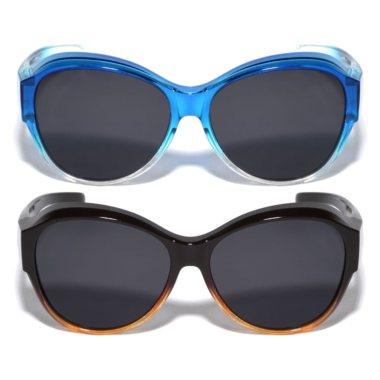 V.W.E. 2 Pairs Large Women Round Polarized Fit Over  display picture 1
