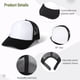thumbnail image 4 of 10 gorras de camionero en blanco con sublimación, cómodas gorras de camionero de malla de poliéster, gorras de béisbol de malla unisex, gorras de malla de verano para hombres y mujeres, 4 of 7