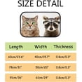 thumbnail image 7 of GZHJMY Bathroom Rugs Mats Non-Slip, Soft Microfiber Absorbent Bath Mats for Shower Bathtubs, Cat Raccoon Cute Indoor Entrance Door Mats Bedroom Laundry 36”x24” Carpet Runner, 7 of 7