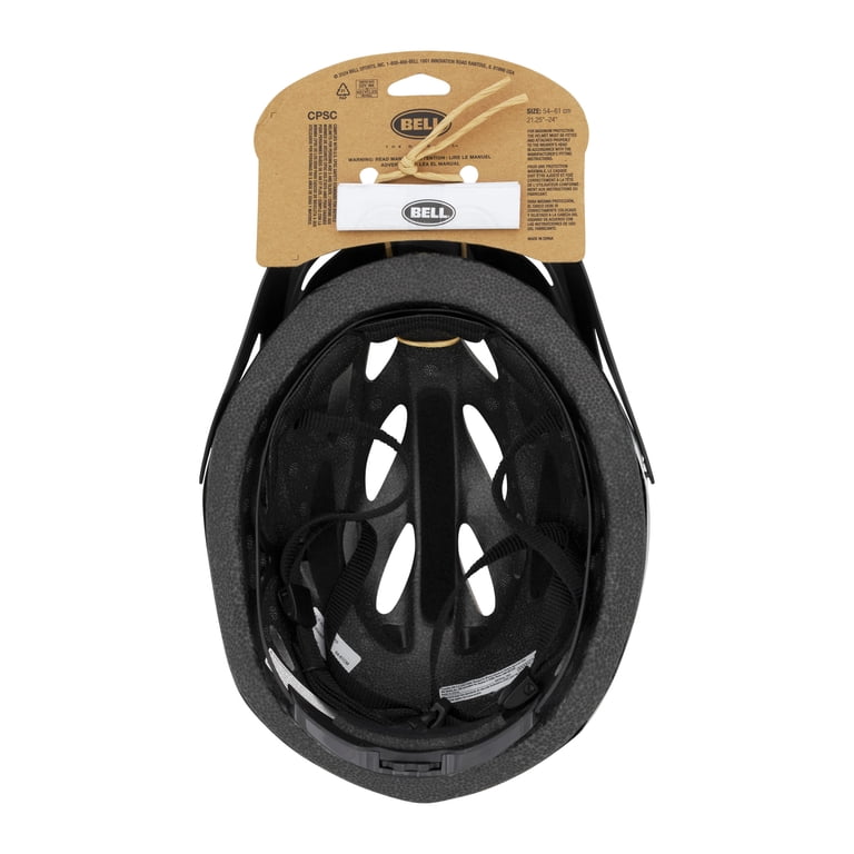 bell axle helmet adjustment Bell Axle Adult Tri-tone Bike Helmet, 14+, 54-61cm