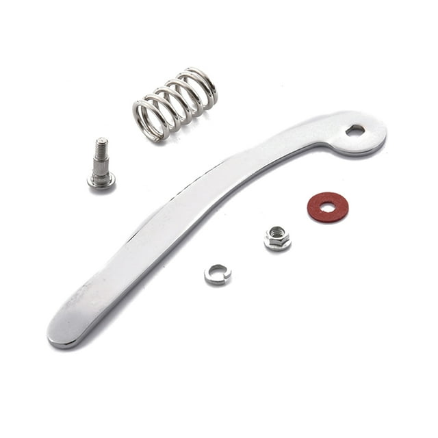 Eigraketly Para Bigsby Guitarra eléctrica Metal Tremolo Vibrato Bridge Tailpiece Parts Accesorios para instrumentos musicales plata