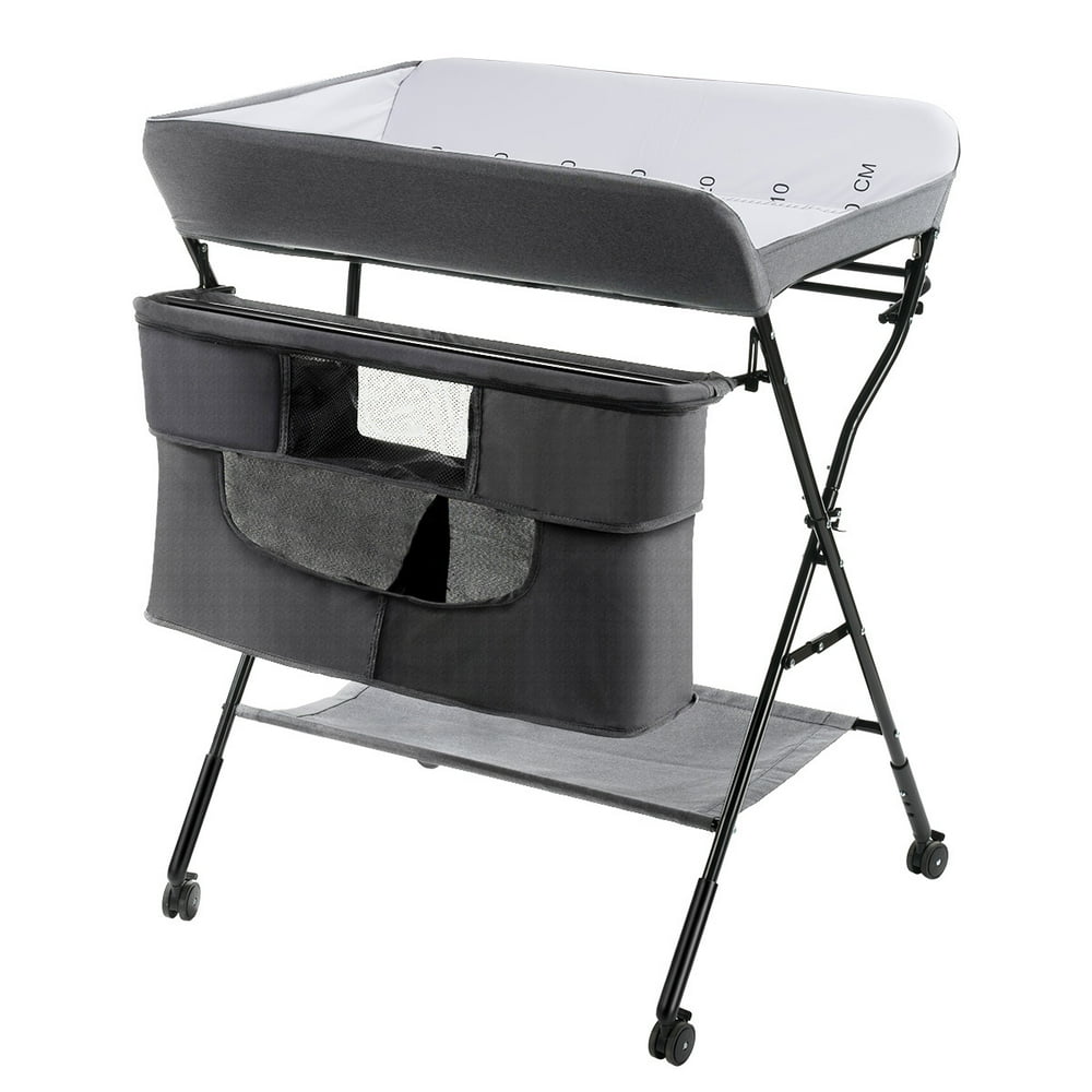 Topbuy Portable Baby Changing Table Folding Newborn Nursery Organizer