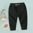 thumbnail image 2 of MZXELPRJD Girls Uniform Pants Toddler Boys' 9-12 Month Boy Pants Solid Color Mid Rise Elastic Waistband Leggings Work Pants with Pockets Everyday Casual Trendy Outfits Durable Kids Clothes Boys Size, 2 of 9
