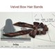thumbnail image 3 of Bowknot Hair Scrunchies Velvet Hair Scrunchy Elastic Hair Bow Hair Bands Ponytail Holder Hair Ties Ropes Accessories For Girls Women (6 Pack), 3 of 5