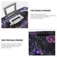 thumbnail image 3 of Fotbe Purple-Eyed Floral Leopard Funda Protectora para Equipaje, Antirrayones y Resistente a la Suciedad, Compatible con Maletas de 18 a 32 Pulgadas-Medium, 3 of 7