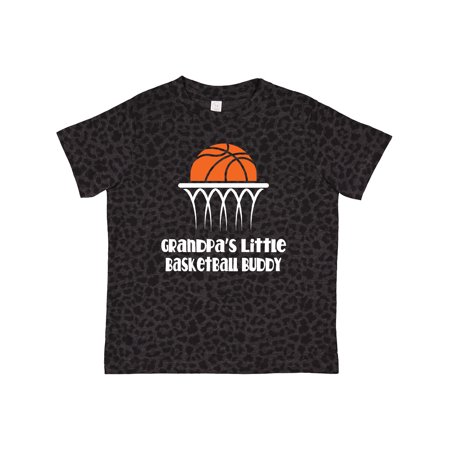 

Inktastic Grandpas Little Basketball Buddy Boys Gift Toddler Boy Girl T-Shirt